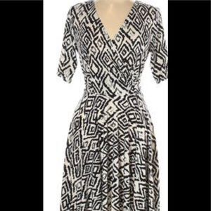 Beautiful wrap print dress